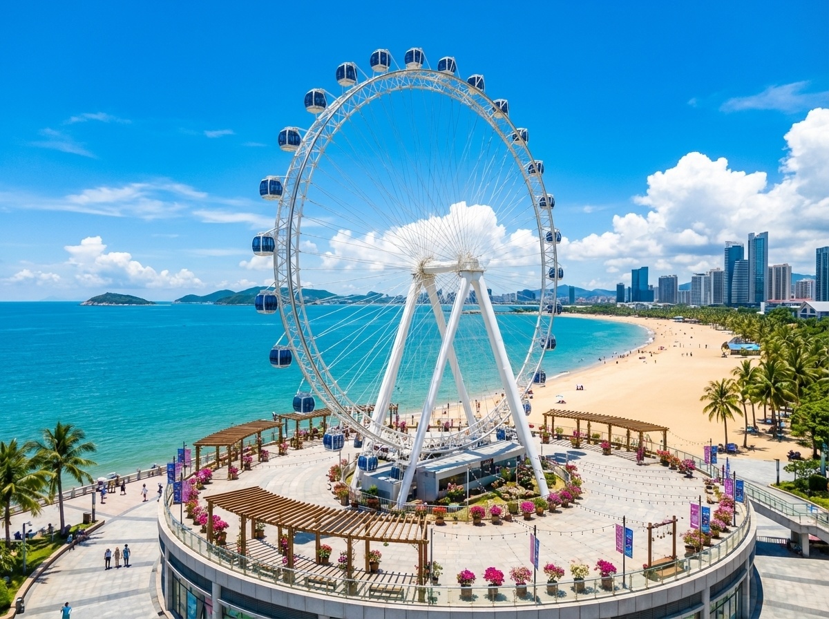 68 m Truss Ferris Wheel - 216-Guest High-Capacity Observation Ride