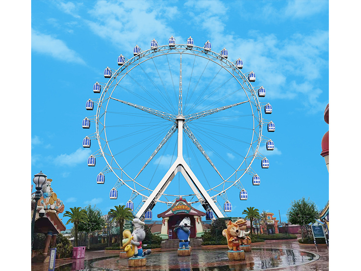 49 m Zigzag-Column Ferris Wheel - Mid-Size Park Observation Wheel