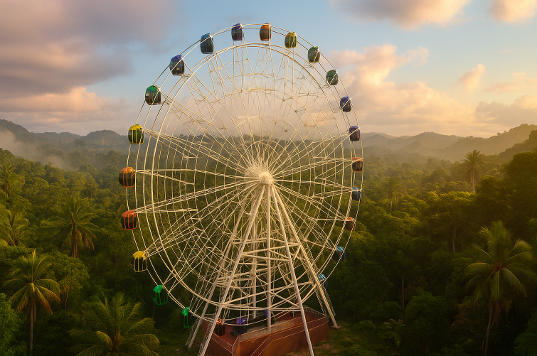 42 m Ferris Wheel - Compact Park Observation Ride for Sale