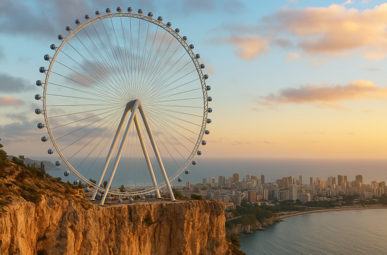 130 m Full-Spoke Super Wheel - 576-Guest Landmark Ferris Wheel