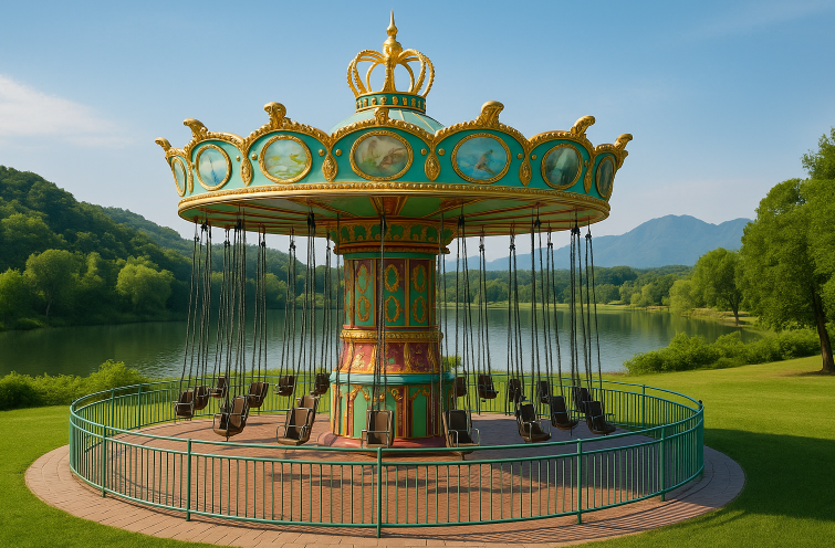 65 m Swing Flying Chair Ride - High-Capacity Aerial Swing