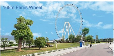 168 m Super Giant Ferris Wheel - 576-Guest Regional Landmark