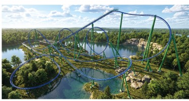Eight-Loop Record Coaster - 780 m Track Mega Inversion Ride
