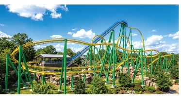 Seven-Loop Hyper Coaster - 680 m Track, 85 km/h Inversions