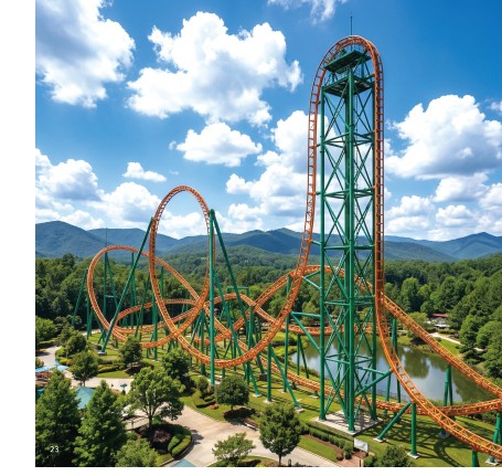 Vertical Drop Coaster CZA - 710 m Track, 88.5 km/h Beyond-Vertical Ride